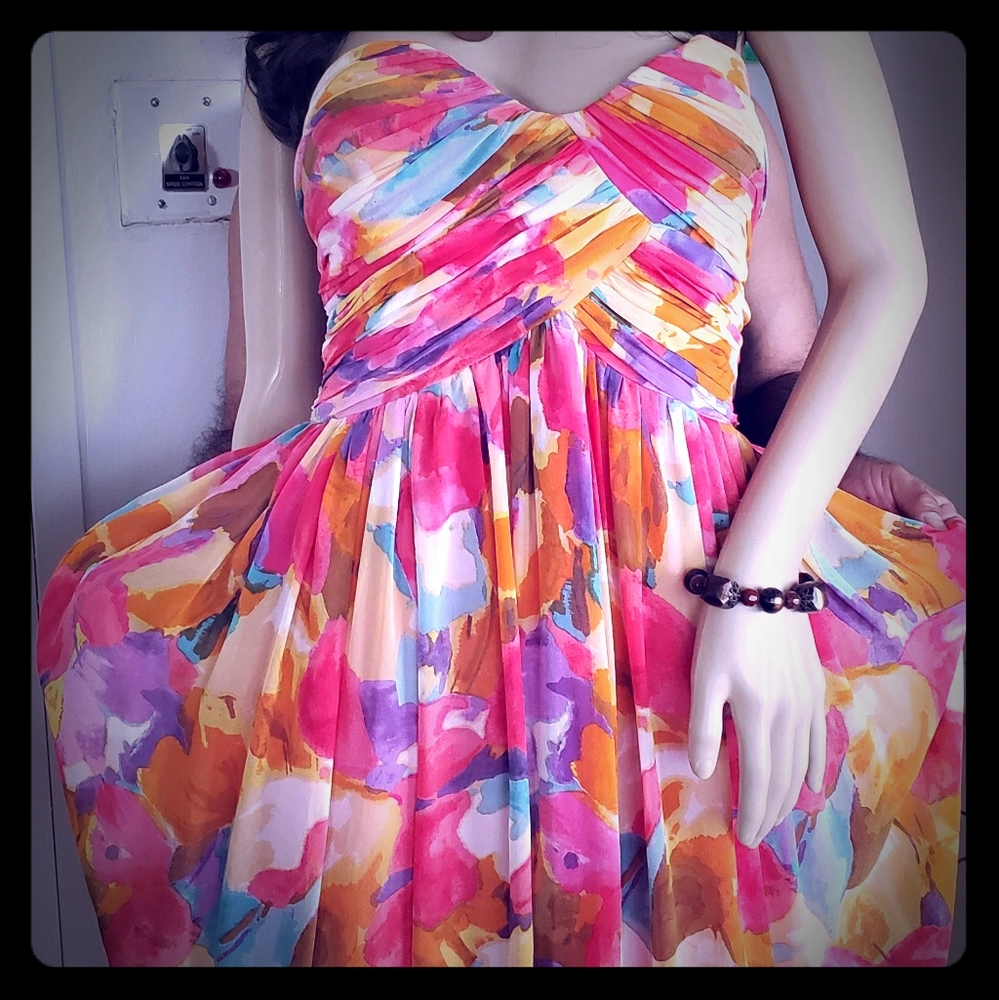 (REDUCED) Donna Morgan Multi-color Dress